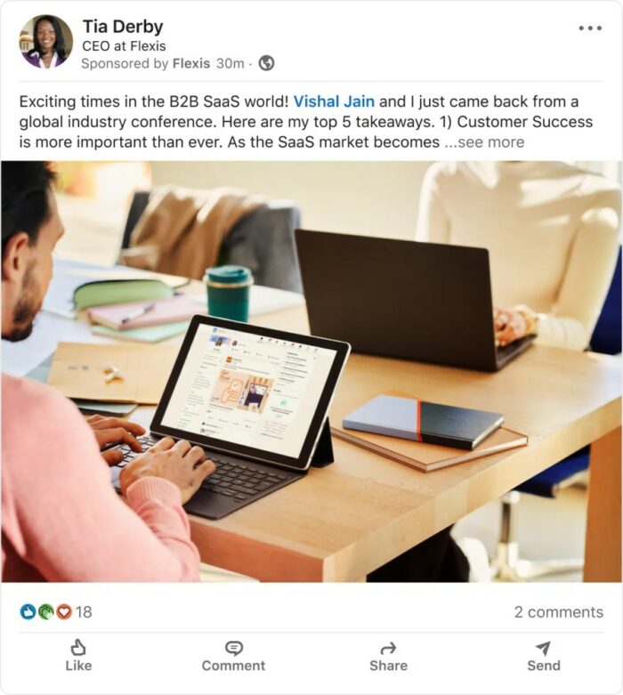 Thought Leader Ads LinkedIn